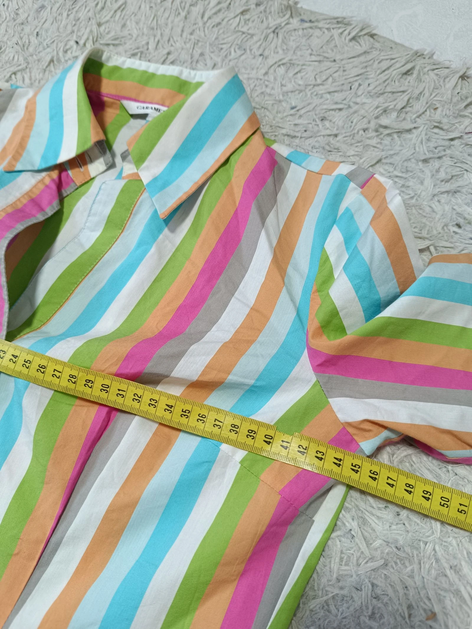 Carameldas hemd 🍭 gestreept 36 / gestreept dameshemd – photo 5
